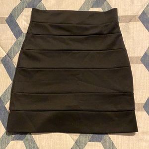 black skirt